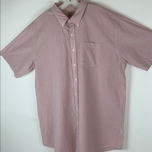 L .L. Bean XXL Pink Striped Shirt